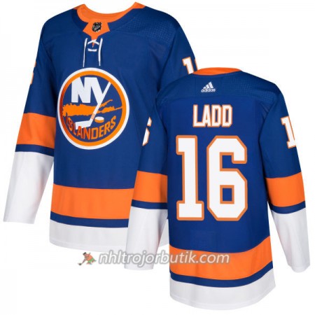 Män Ishockey New York Islanders Tröja Andrew Ladd 16 Adidas 2017-2018 Royal Authentic